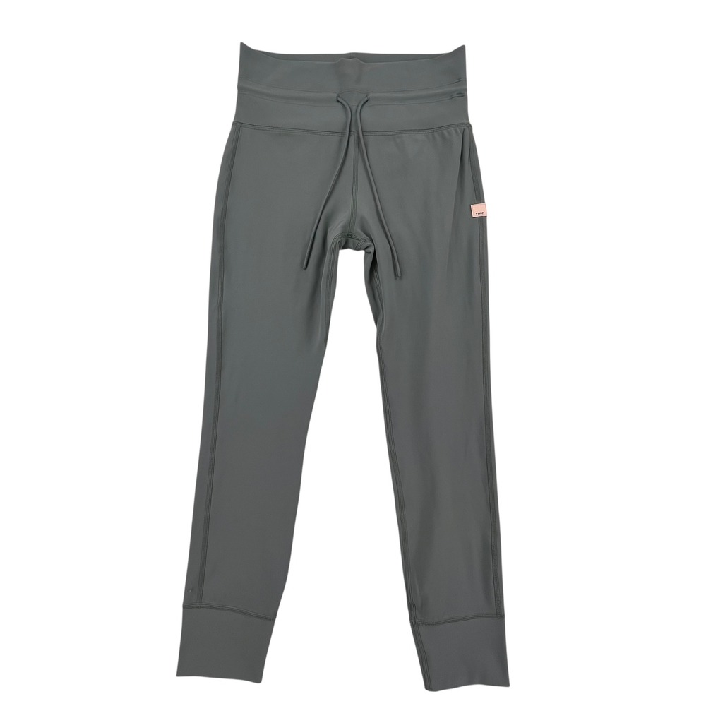 Vuori Daily Leggings Womens Small Green Blue High Rise Drawstring Yoga Pants